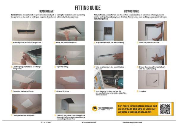 Fitting Guide Beaded Picture Frame Panels11024 1