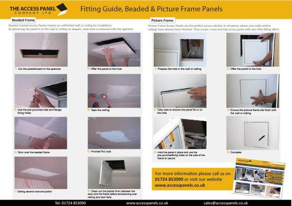 Fitting Guide Beaded Picture Frame Panels 31024 1 1