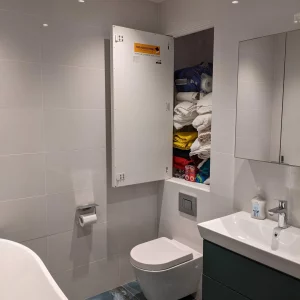 Tile Door Access Panel Open